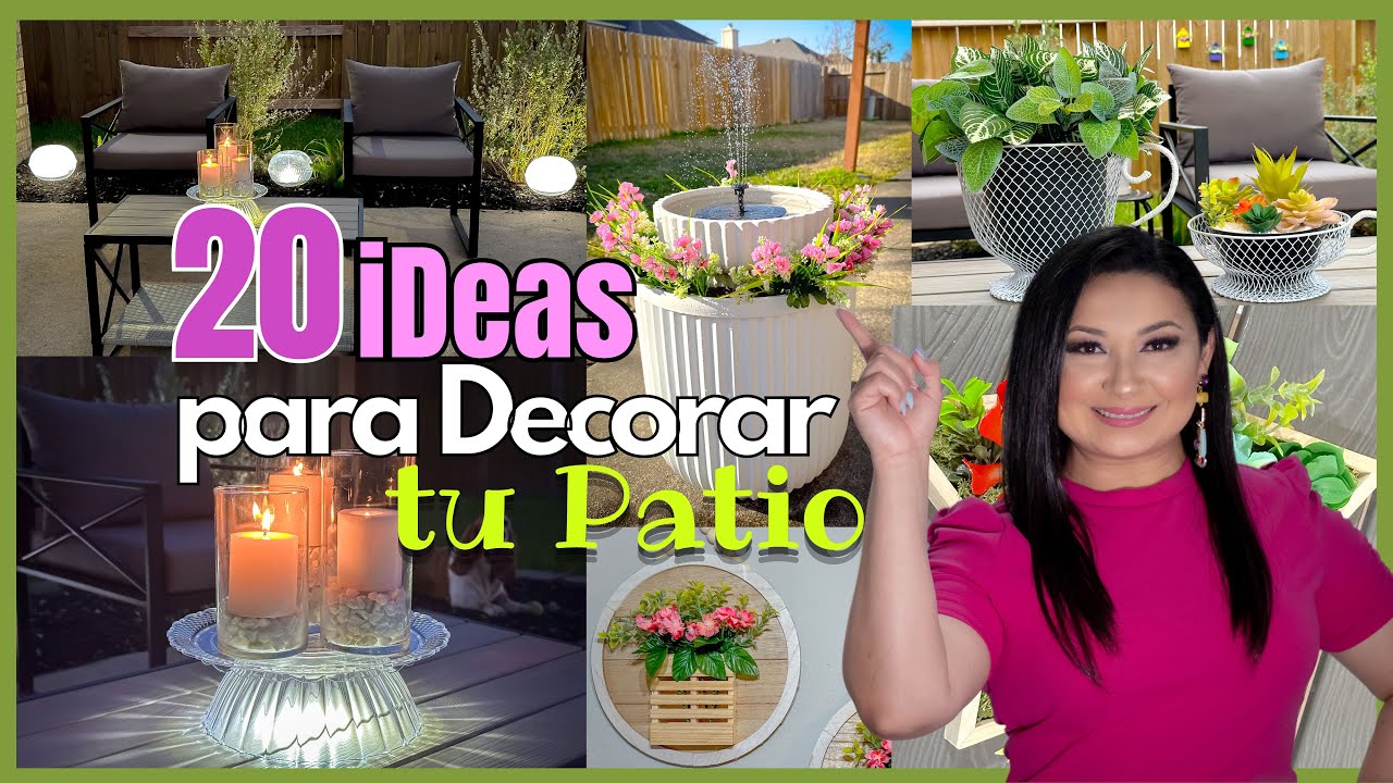 Ideas para un jardín exterior que complemente la decoración de tu hogar