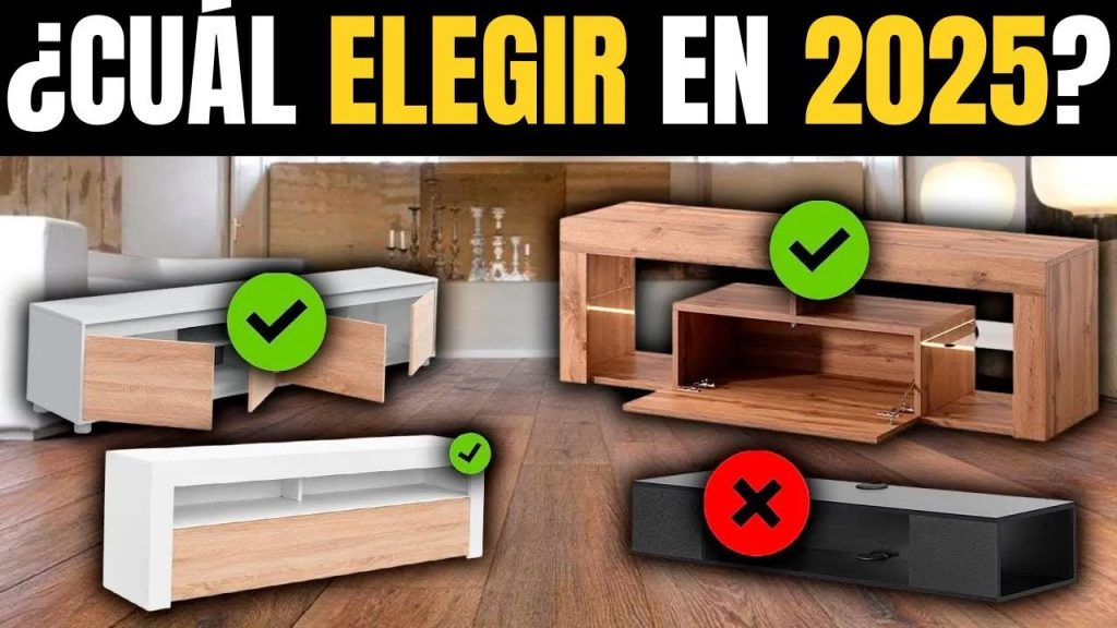 diferencias entre modelos flotantes y clásicos de Mejores muebles para TV modernos con almacenaje