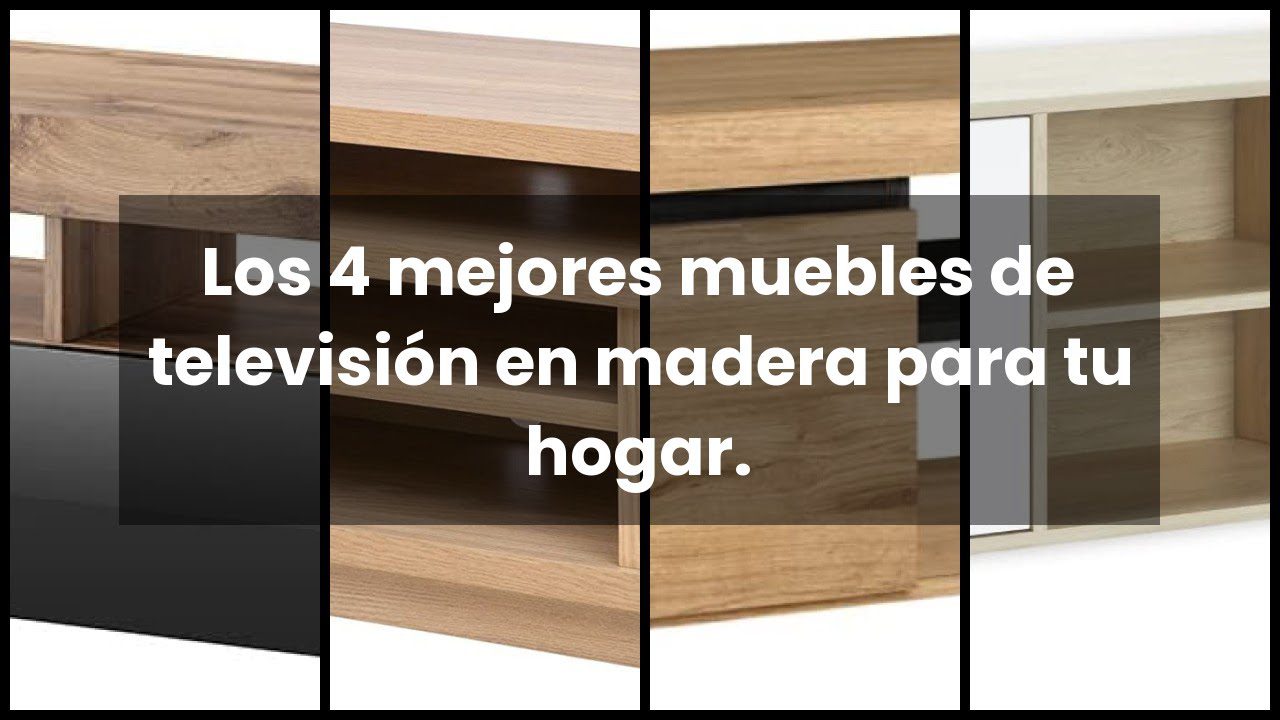 ventajas-de-usar-Muebles-para-TV-de-madera-natural-para-salon - Decorar.org ventajas de usar Muebles para TV de madera natural para salón