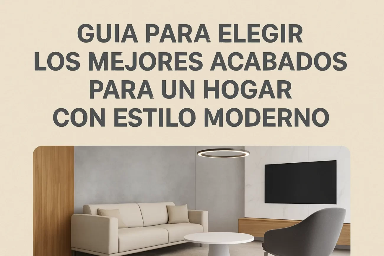 Guia-para-elegir-los-mejores-acabados-para-un-hogar-con-estilo-moderno - Decorar.org Guía para elegir los mejores acabados para un hogar con estilo moderno