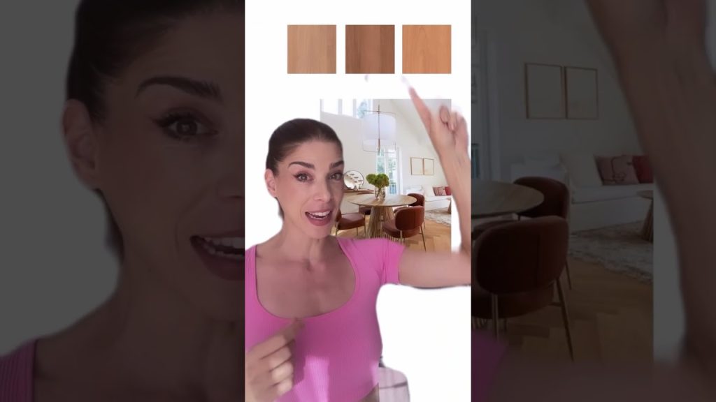 cómo combinar colores con Muebles para TV de madera natural para salón