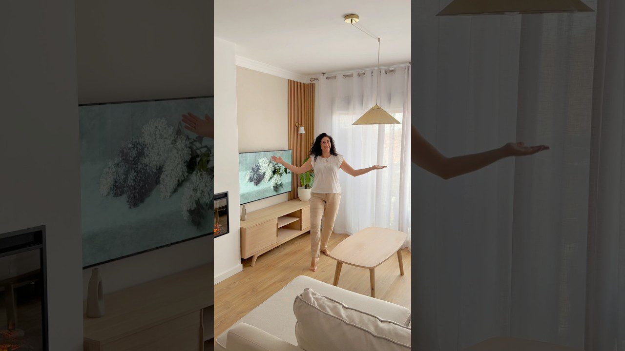 ideas-para-renovar-el-salon-con-Muebles-para-TV-de-madera-natural-para-salon - Decorar.org ideas para renovar el salón con Muebles para TV de madera natural para salón