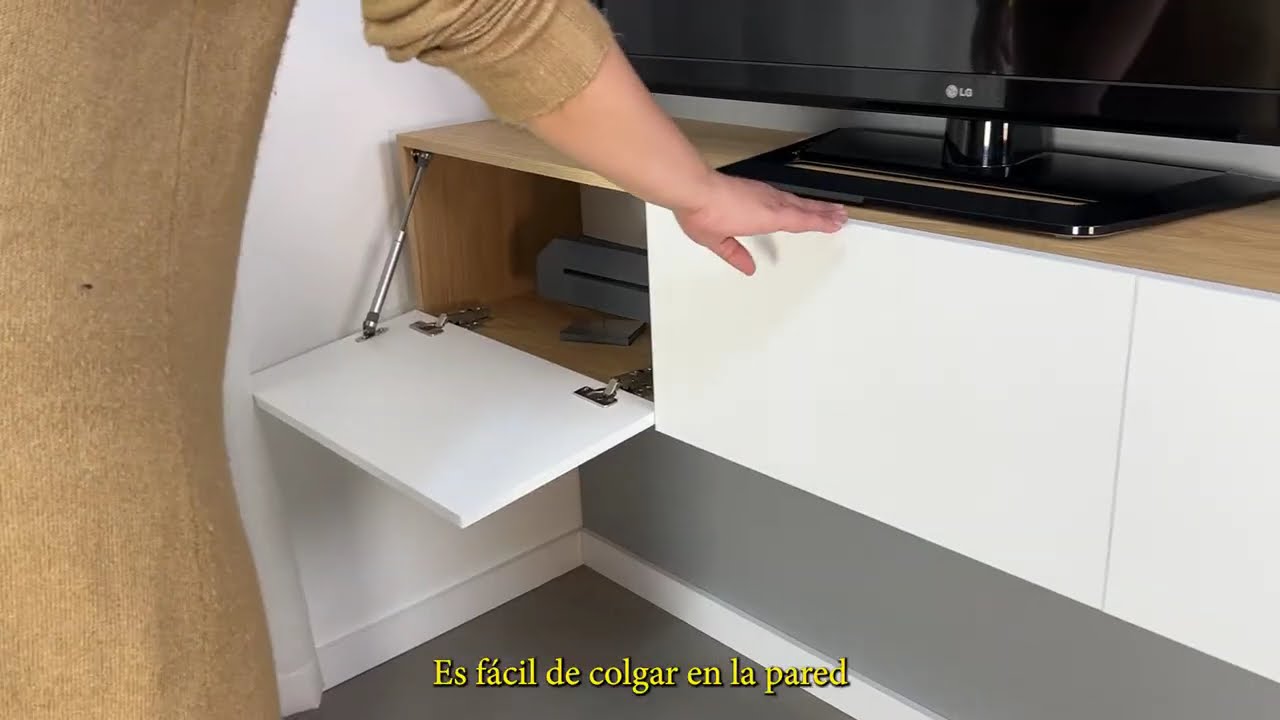 modelos-recomendados-de-Muebles-flotantes-para-TV-con-iluminacion-LED - Decorar.org modelos recomendados de Muebles flotantes para TV con iluminación LED