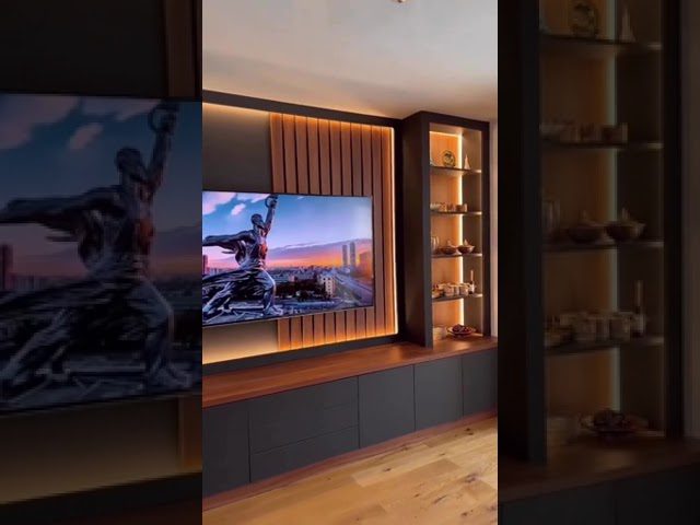 qué tamaño elegir de Muebles flotantes para TV con iluminación LED