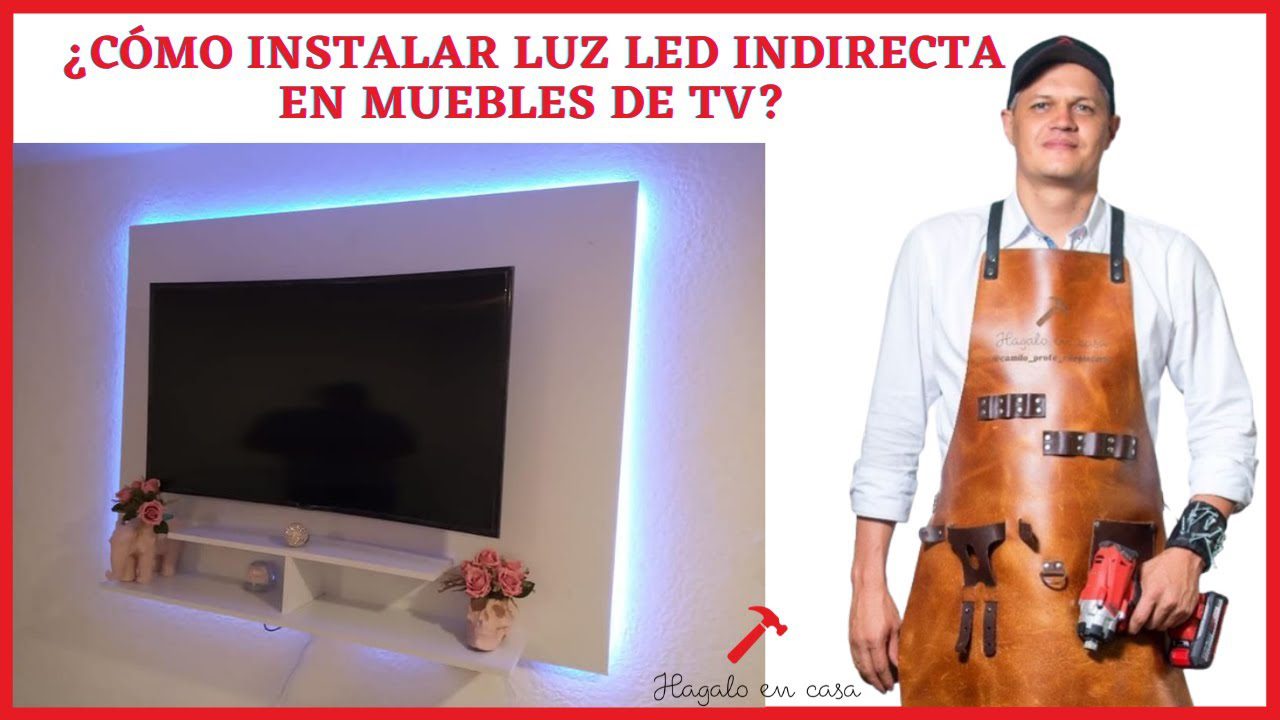 como-instalar-correctamente-Muebles-flotantes-para-TV-con-iluminacion-LED - Decorar.org cómo instalar correctamente Muebles flotantes para TV con iluminación LED