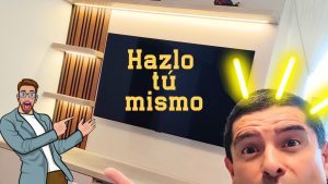 cómo integrar dispositivos multimedia en Muebles flotantes para TV con iluminación LED